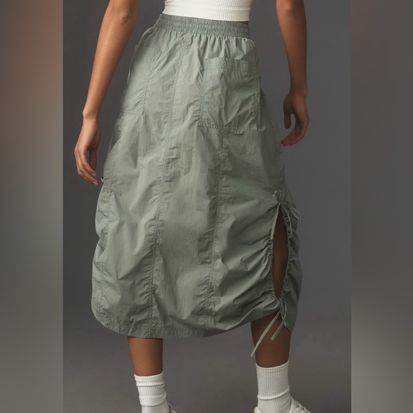 Anthropologie MidiSkirt, Moss, Size L - Picture 2 of 6